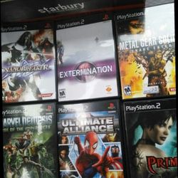 Ps2 games $5