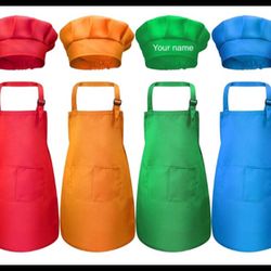 Aprons custom 100% Cotton