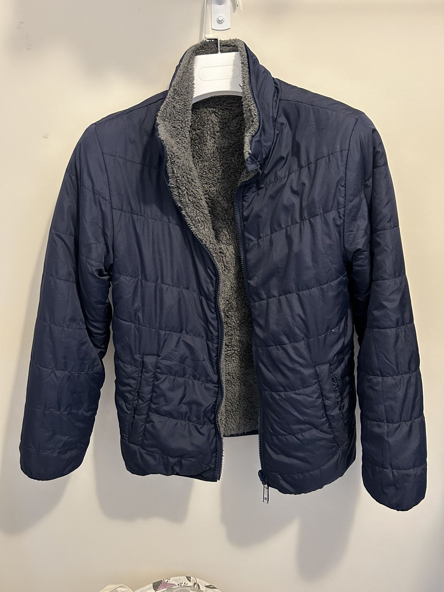 Rokka&Rolla Boys' Reversible Sherpa Fleece Jacket Puffer Coat