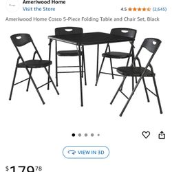5 Set Table Brand New Still In The Box 