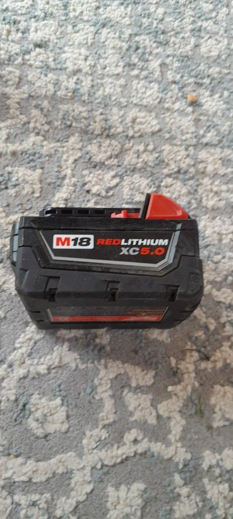Milwaukee Batería 5.0 En Buenas Condiciones
