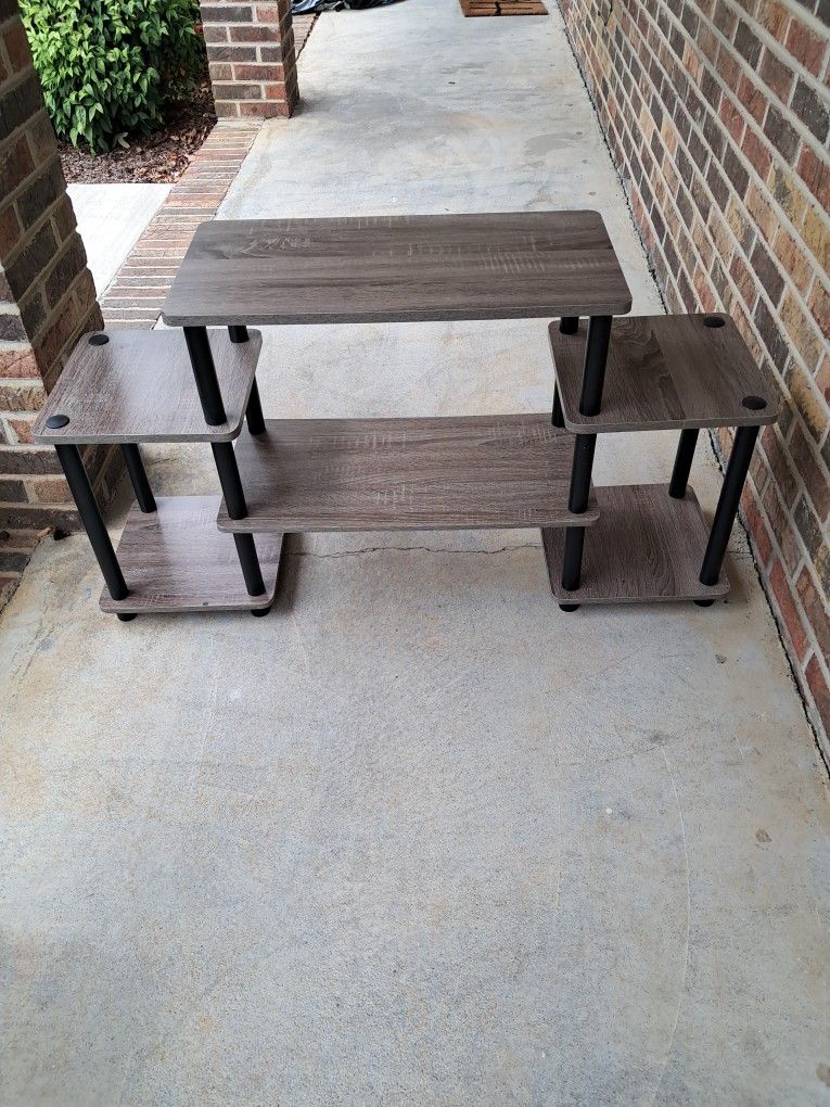 TV Stand Grey/black $20