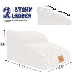 Topmart 2 Tier Foam Steps For Pets 