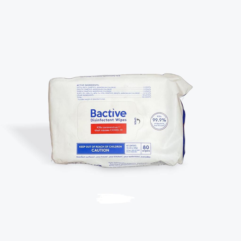 Bactive Disinfectant Wipes 