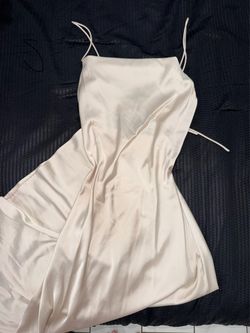 Beige long dress size S