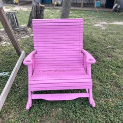 Pink Outdoor Chair