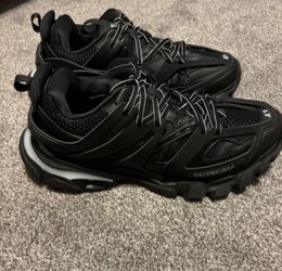 BALENCIAGA Track Black Led Lights 