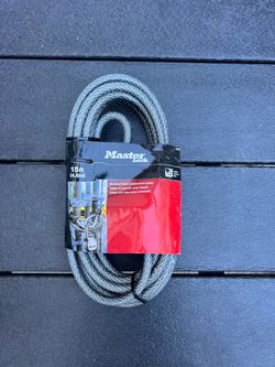 15’ Master Lock Steel Cable