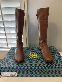 Tory Burch Rustic brown Jolie Riding Boots Size 9