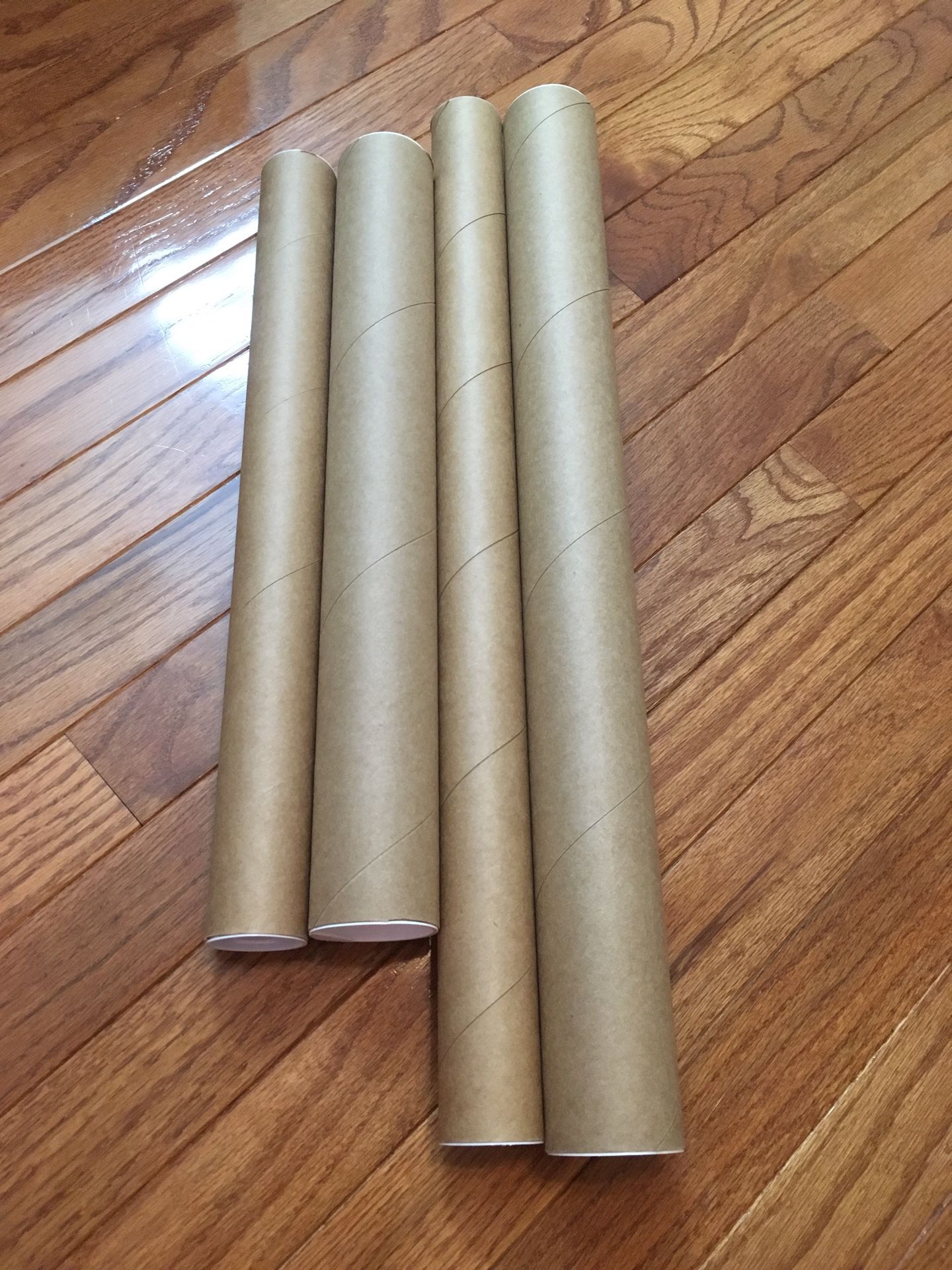 Shipping Tubes in 4 Different Sizes