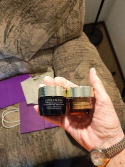 New Estee Lauder deluxe travel size night cream and revitalizing supreme plus. Price each . Great deal as each is 30.00.
