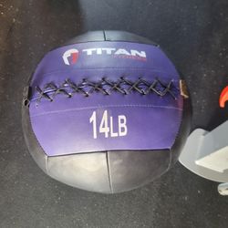 Titan Fitness 14lb Wall Ball 