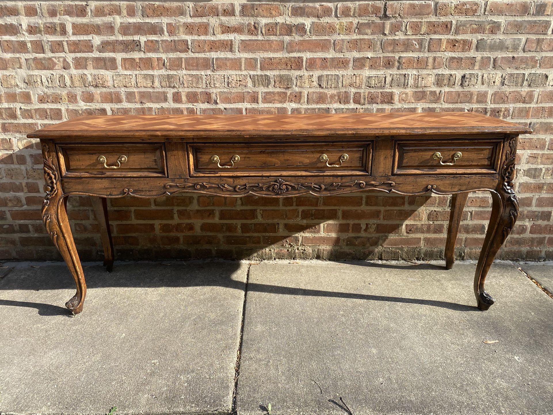 French Provincial Style Entry Table