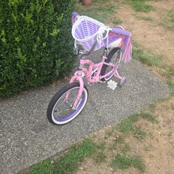 Girls kid bike