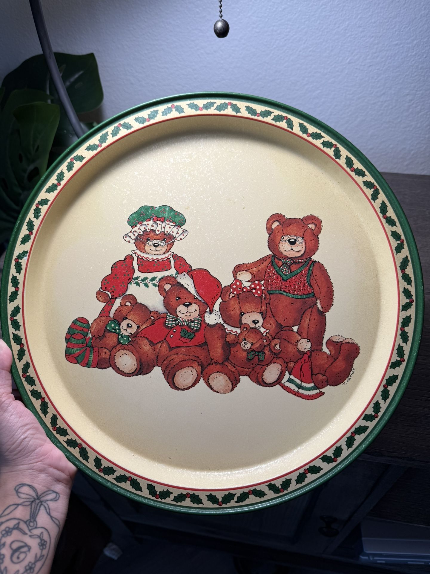 Vintage Christmas Tray