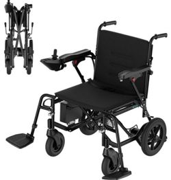 New Lightweight Foldable Electric Wheelchair Power Motorized Wheelchair