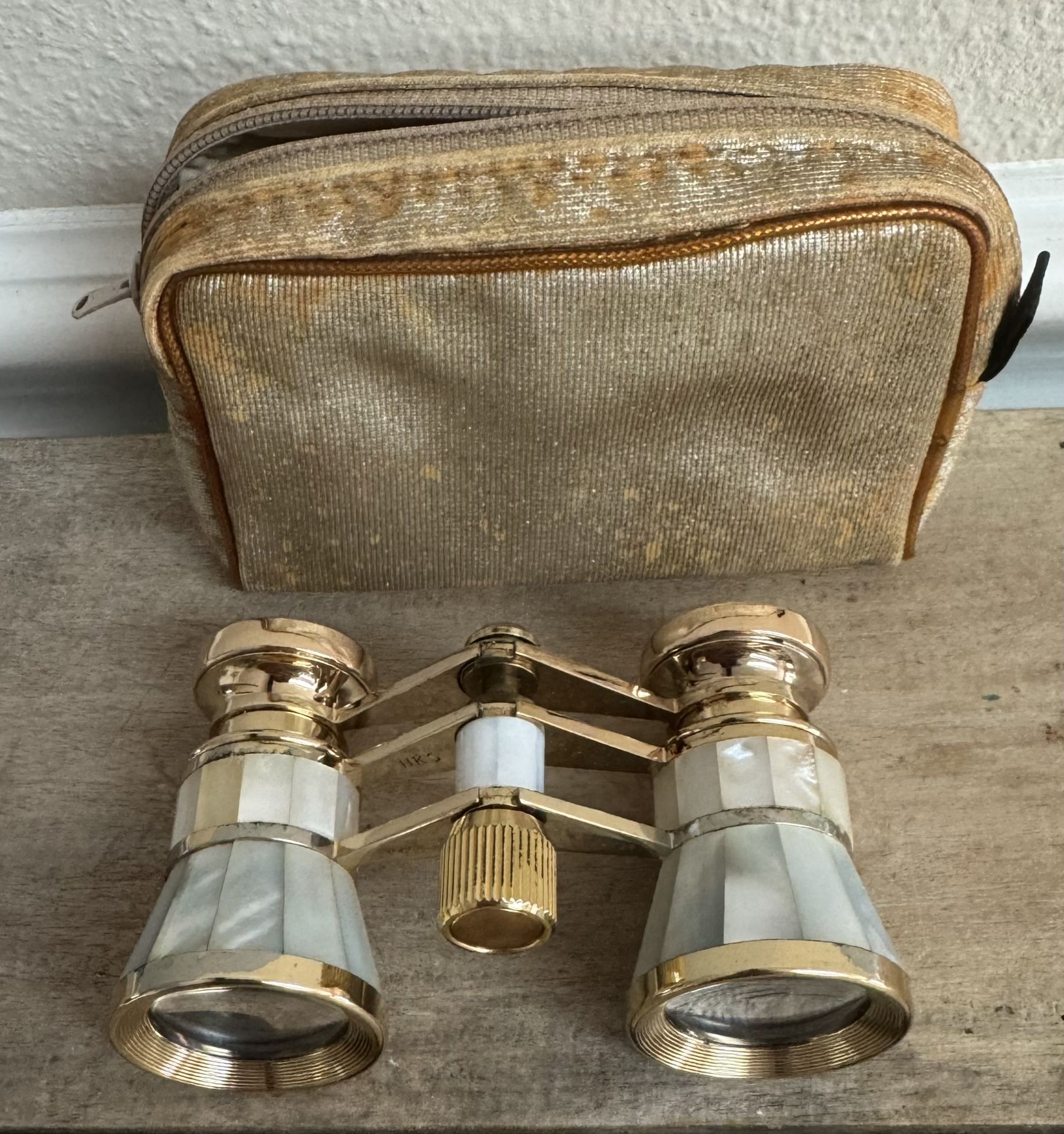 Vintage Tasco Opera Glasses Binoculars Mother of Pearl with Carry Bag just $25 xox