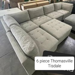 Modular Sectional Sofa Couch With Storage Ottoman 