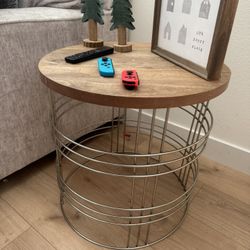 Oak side table