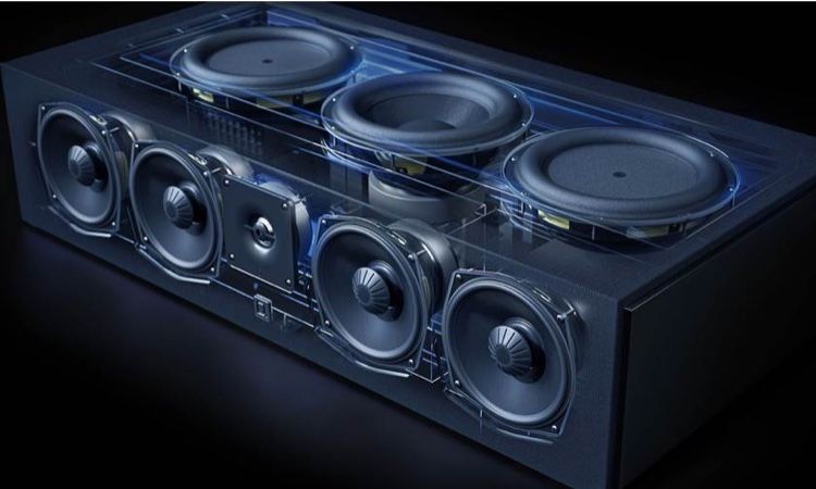 Definitive Technology Dymension DM30 Flagship Center Channel Speaker, 5-Driver Array - (4) 4" Midrange Woofers & (1) 1" Tweeter, Retails For $1199