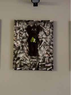 KAWS wall painting
