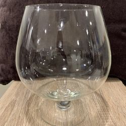 Large Glass Vase Or Terrerium 