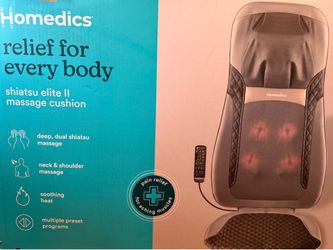 Homedics massage cushion with heat