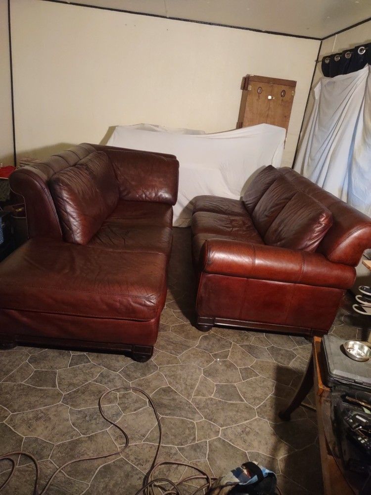 Highest Quality Leather Sofa Set / 7000 Grade, Top Grain, / Italian Tanned