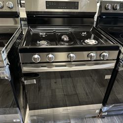 Samsung Stainless Steel Gas Stove With Air Fryer Oven 
