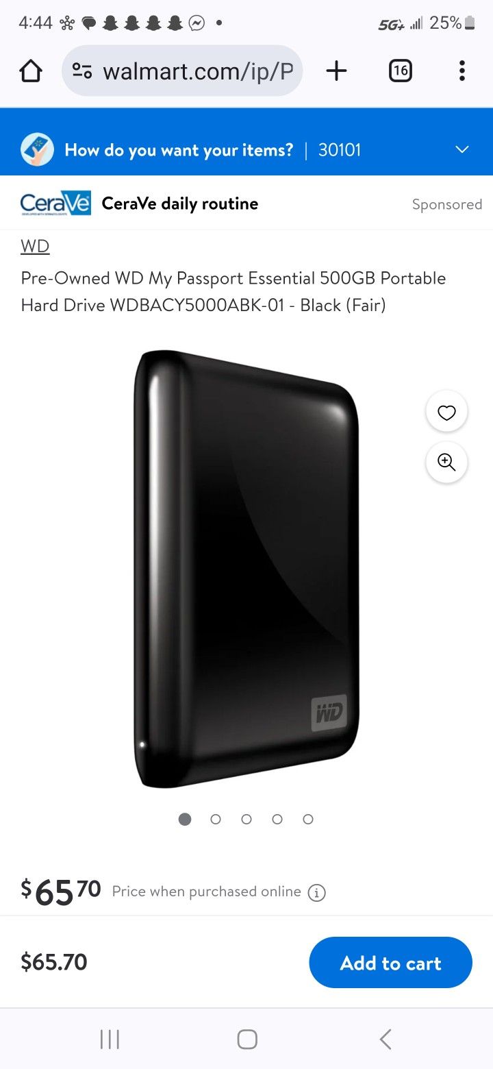 Passport 500gig Portable Harddrive