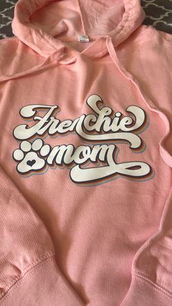 Frenchie Mom Graphic Pullover Hoodie