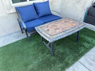 Patio,Outdoor furniture  ,1 Love Seat Rocking,cushions and coffee table.