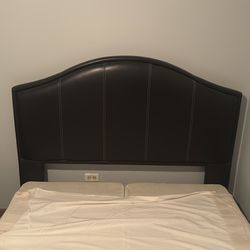 Faux leather Queen headboard
