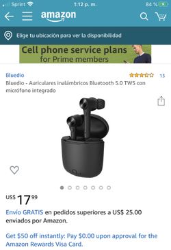 Bluedio - Auriculares inalámbricos Bluetooth 5.0 TWS con micrófono integrado