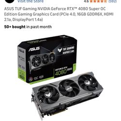 ASUS TUF Gaming NVIDIA GeForce RTX 4080 Super OC Edition Graphics Card