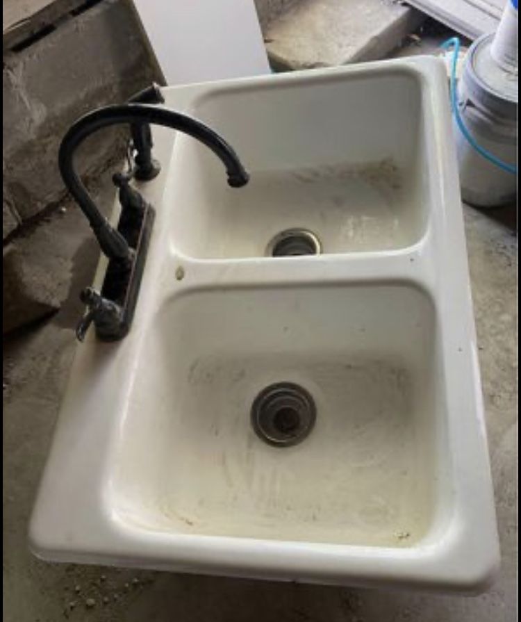 Cast Iron Kitchen Sink 