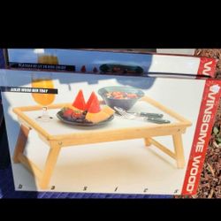 2 WINSOME Solid Wood LAP Trays