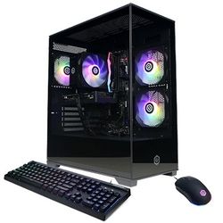 cyberpower PC gaming bundle w/tower monitor and display port, extra WD NVme ssd 2 TB drive included.