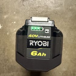 Ryobi 40V Lithium-Ion 6.0 Ah High Capacity Battery