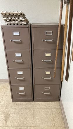 Two file cabinets standard and legal