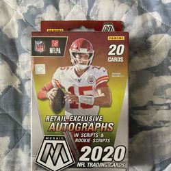 2020 PANINI MOSAIC FOOTBALL Factory Sealed Gold HANGER BOX! Possible JOE BURROW