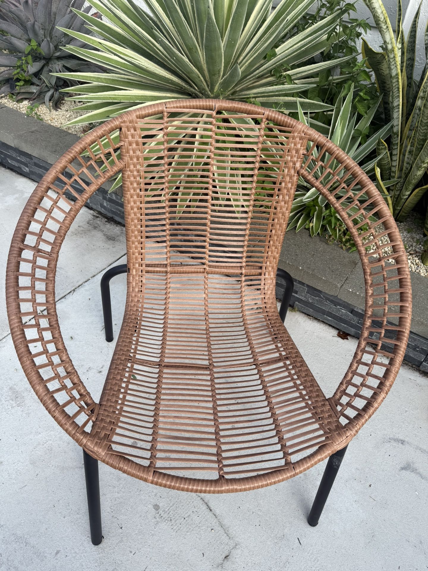 Indoor/Outdoor Small Rattan Chair