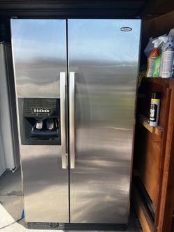 Whirlpool Side By Side Stainless Steel Refrigerator DELIVERY AVAILABLE 🚚