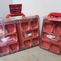 Milwaukee Packout Small Compact Tool Box Both For $35 (Price Is Firm)