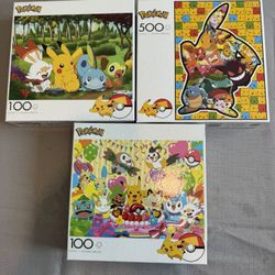 3 Pokémon Puzzles 