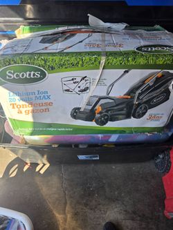 Brand new never used electric lawnmower