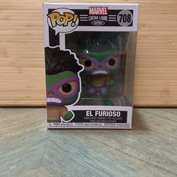 El Furioso Marvel Luchadores Funko Pop! Hulk 3.75-Inch Vinyl Figure