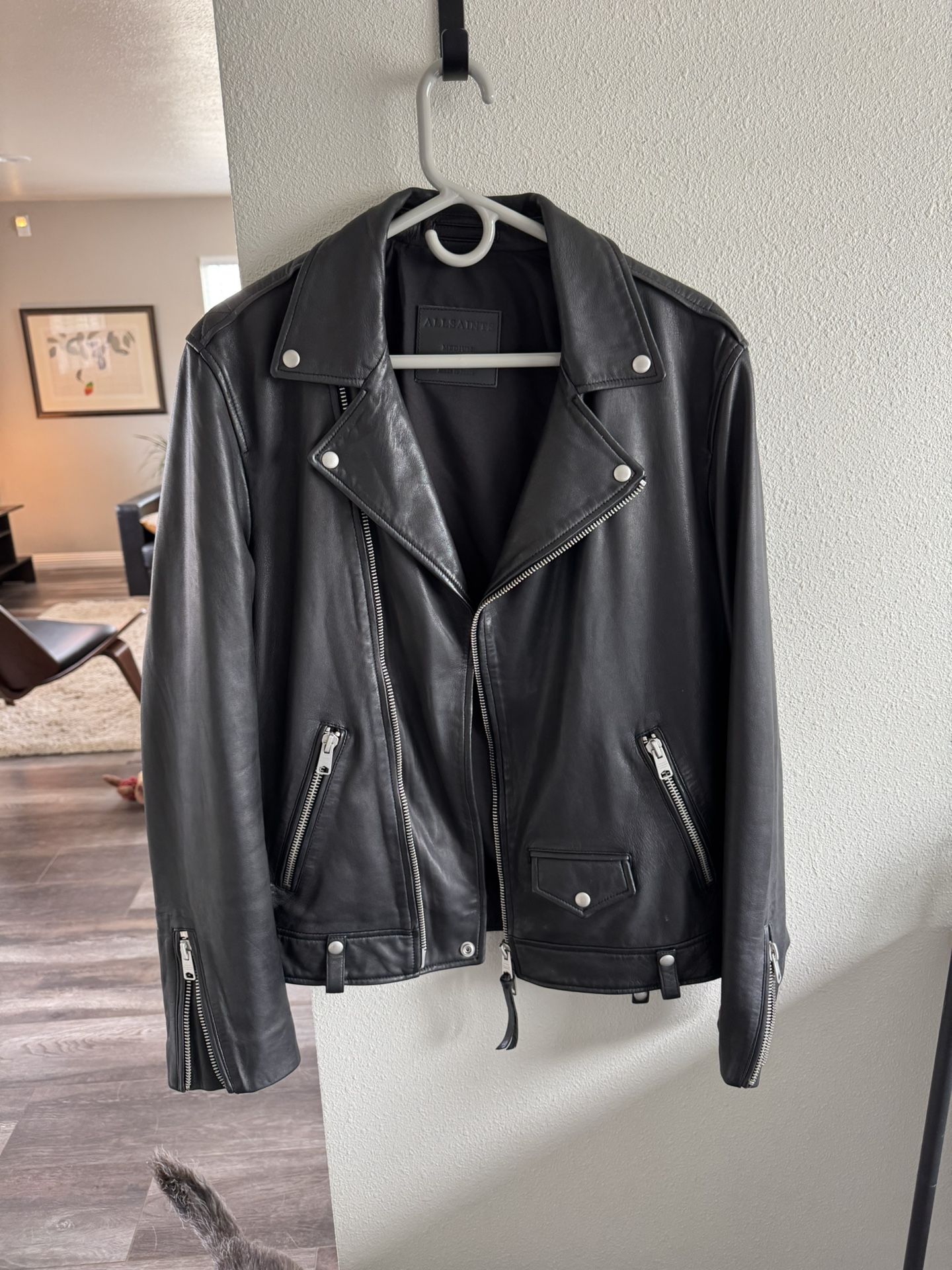 All Saints Leather Biker Jacket