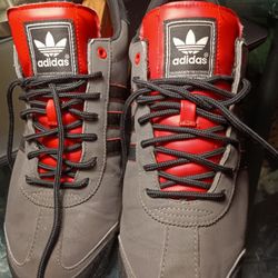 Adidas Mens Samoa Black Sneakers Size 10.5D