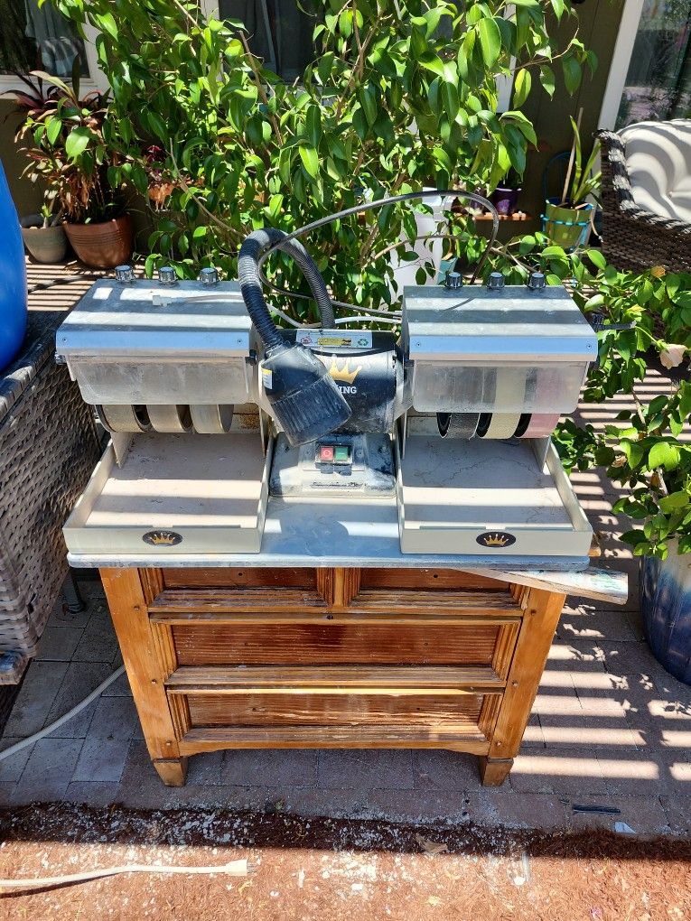 Lapidary Machine 6 Inch Cabking Nice Unit Like New